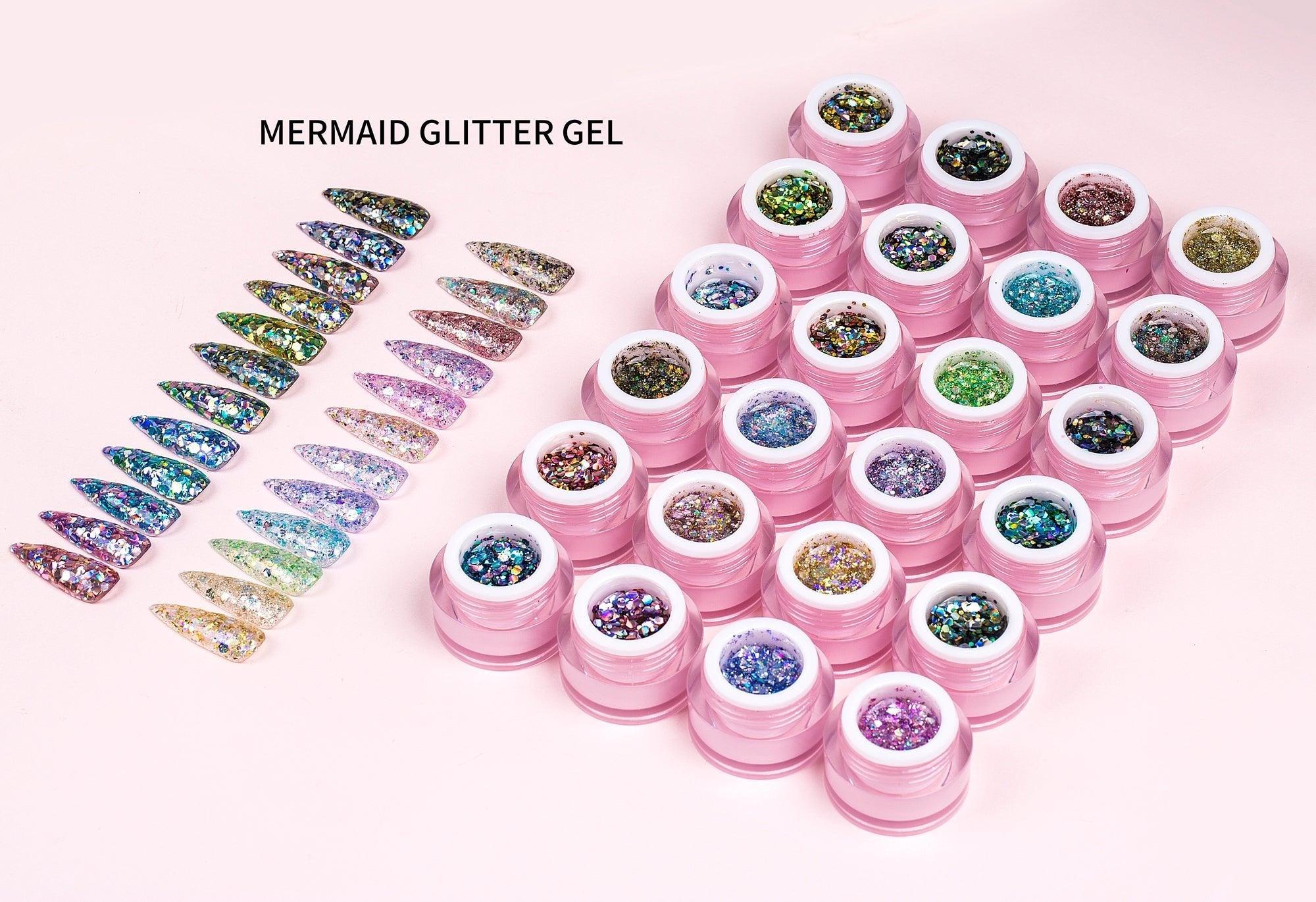 MERMAID GLITTER NAIL GEL POLISH