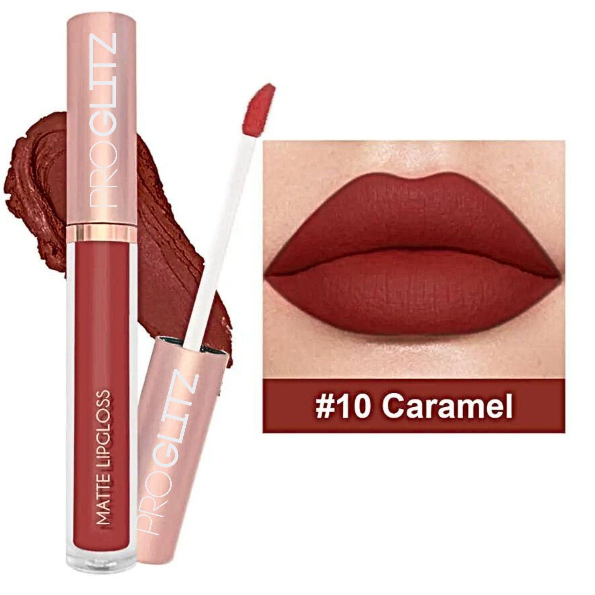 MATTE LIQUID LIP COLOUR SET - DEEP NUDES (6PCS) - Pro GLITZ