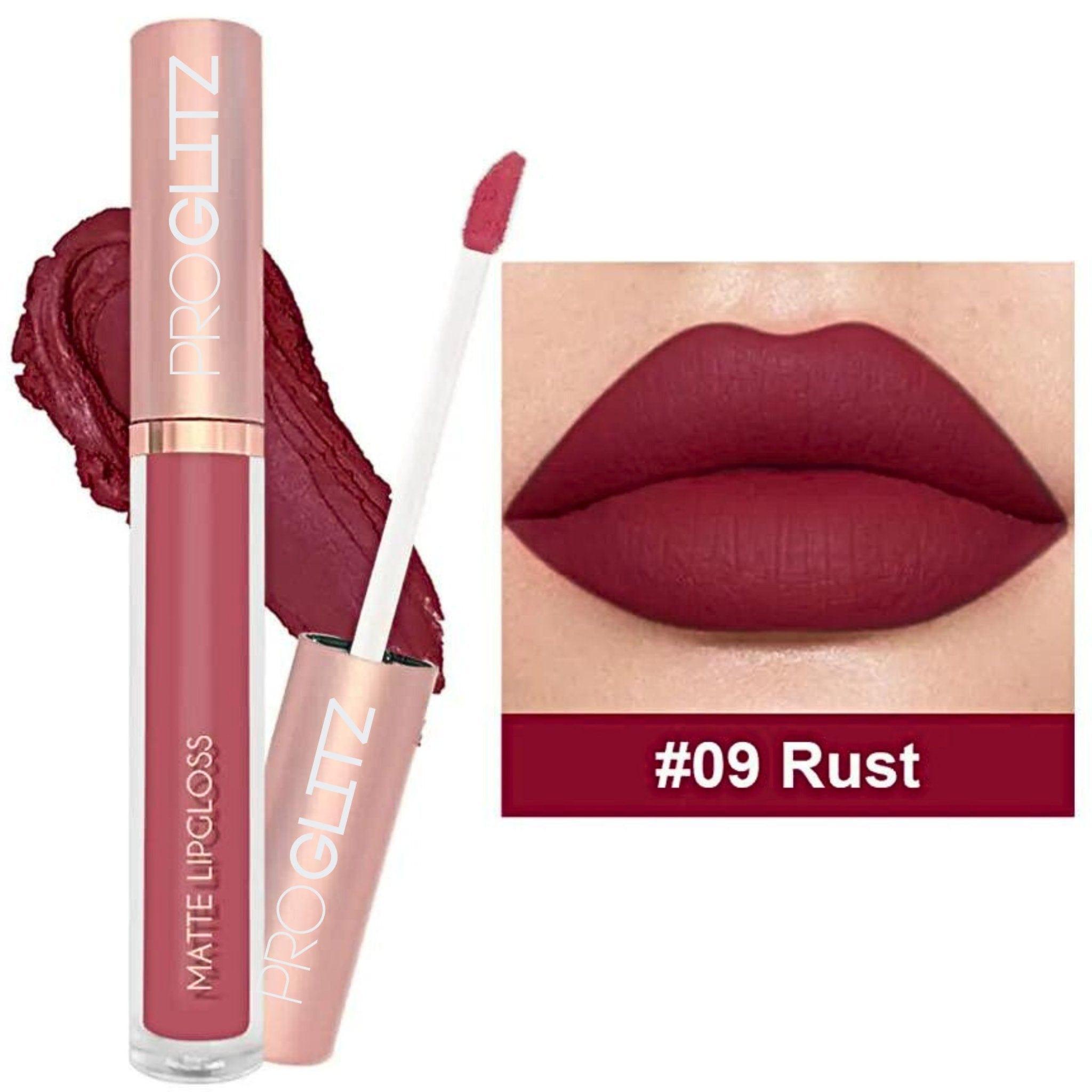 MATTE LIQUID LIP COLOUR SET - DEEP NUDES (6PCS) - Pro GLITZ