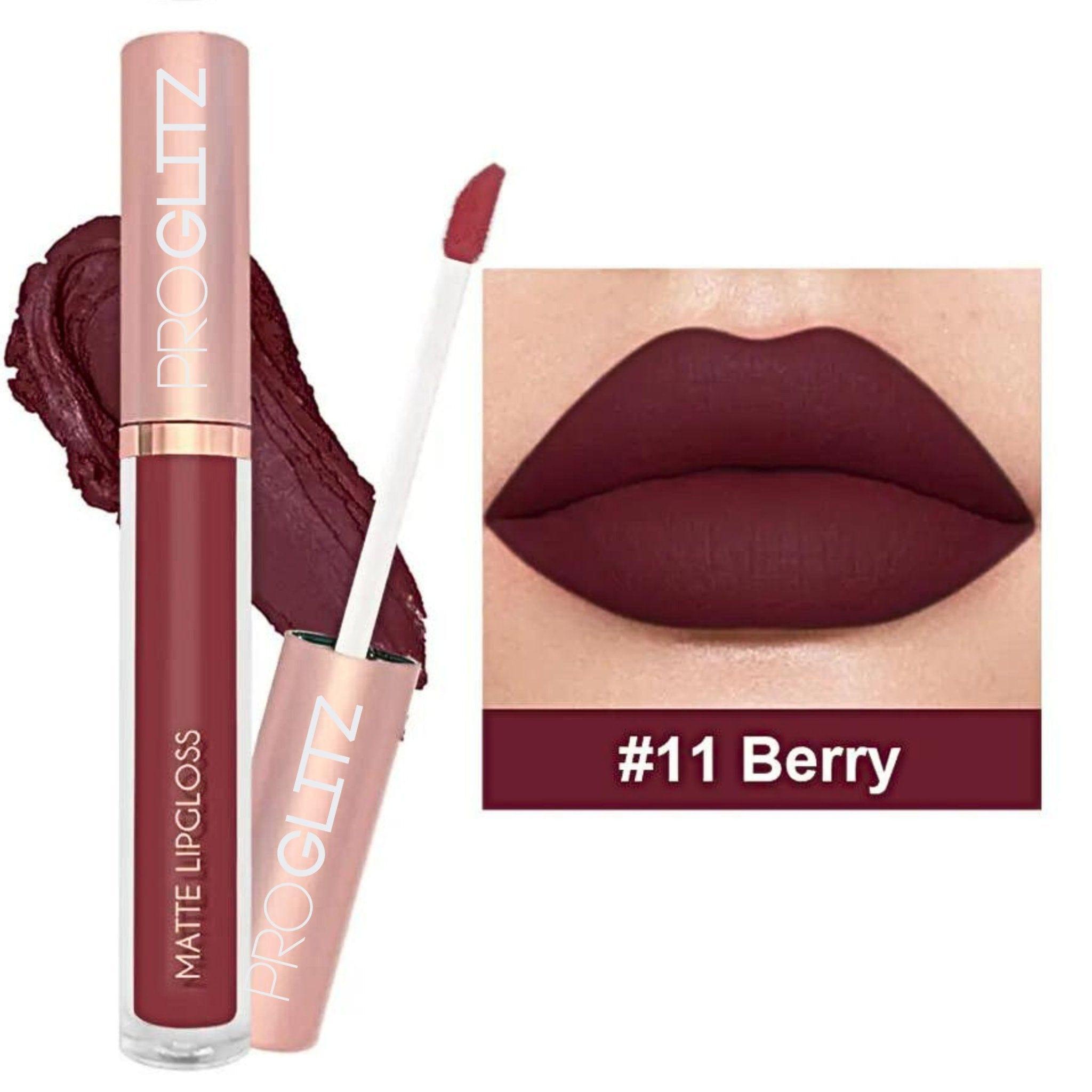 MATTE LIQUID LIP COLOUR SET - DEEP NUDES (6PCS) - Pro GLITZ