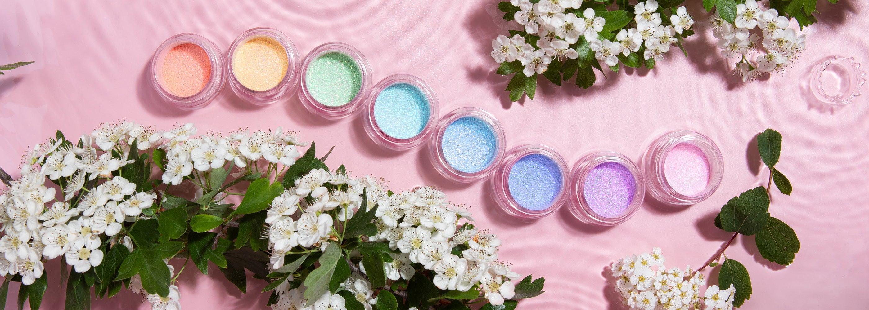 SPRING BLOSSOM | Iridescent Pastel Multichrome Eyeshadow PigmentsPro GLITZ