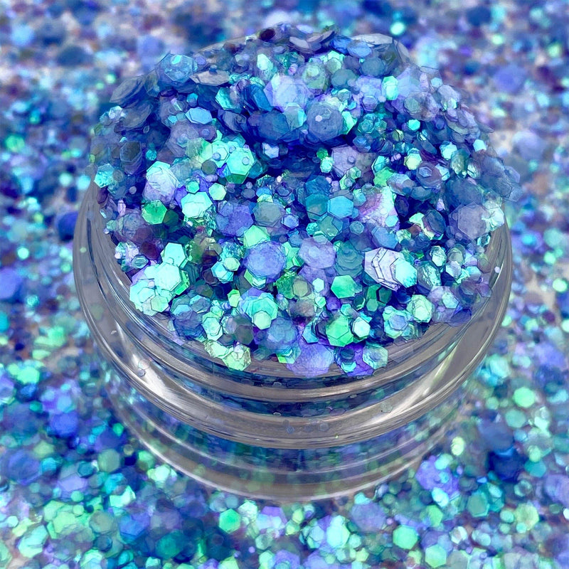 Biodegradable Chunky Glitter 10g Purple Iridescent - Pro GLITZ