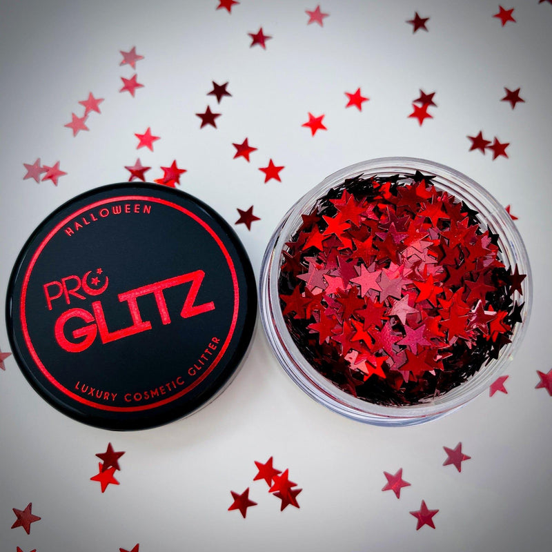 Blood Red 5mm Stars - Pro GLITZ