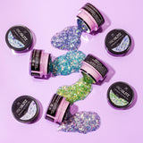 Mermaid Glitter Gel Polish 8ml shade 15 - Pro GLITZ