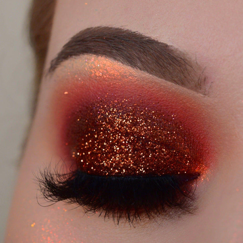 of Pro Glitz X @dreamingofeyeshadow - Ginger Bread Glitter Dust - Pro GLITZ,Fine glitter, glitter dust, cosmetic glitter, eye glitter, eyeshadow glitter, eye safe glitter, glitter eyeshadow, best glitter, uk glitter, nail glitter, hair glitter, glitter nails, burgundy glitter, pink glitter, glitter tattoo kit, glitter tattoos, festival glitter, face glitter, body glitter, vegan, cruelty free glitter, makeup glitter, eye makeup, sparkly makeup, glam makeup, eyeshadow palette