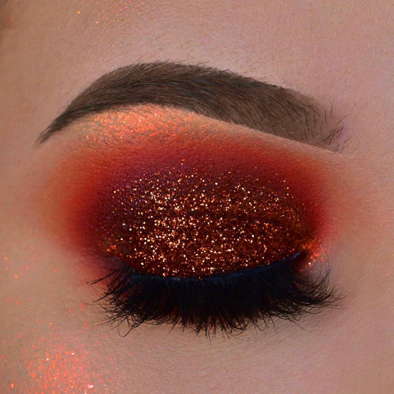 of Pro Glitz X @dreamingofeyeshadow - Ginger Bread Glitter Dust - Pro GLITZ,Fine glitter, glitter dust, cosmetic glitter, eye glitter, eyeshadow glitter, eye safe glitter, glitter eyeshadow, best glitter, uk glitter, nail glitter, hair glitter, glitter nails, burgundy glitter, pink glitter, glitter tattoo kit, glitter tattoos, festival glitter, face glitter, body glitter, vegan, cruelty free glitter, makeup glitter, eye makeup, sparkly makeup, glam makeup, eyeshadow palette