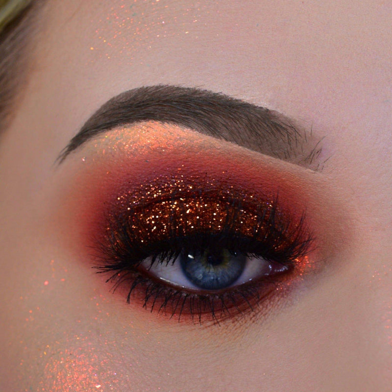 of Pro Glitz X @dreamingofeyeshadow - Ginger Bread Glitter Dust - Pro GLITZ,Fine glitter, glitter dust, cosmetic glitter, eye glitter, eyeshadow glitter, eye safe glitter, glitter eyeshadow, best glitter, uk glitter, nail glitter, hair glitter, glitter nails, burgundy glitter, pink glitter, glitter tattoo kit, glitter tattoos, festival glitter, face glitter, body glitter, vegan, cruelty free glitter, makeup glitter, eye makeup, sparkly makeup, glam makeup, eyeshadow palette