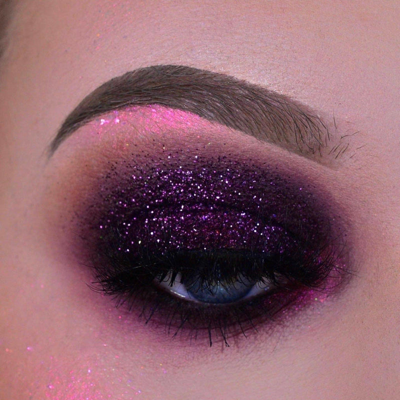 Pro Glitz X @dreamingofeyeshadow - Sugarplum Glitter Dust - Pro GLITZ, Fine glitter, glitter dust, cosmetic glitter, eye glitter, eyeshadow glitter, eye safe glitter, glitter eyeshadow, best glitter, uk glitter, nail glitter, hair glitter, glitter nails, burgundy glitter, pink glitter, glitter tattoo kit, glitter tattoos, festival glitter, face glitter, body glitter, vegan, cruelty free glitter, makeup glitter, eye makeup, sparkly makeup, glam makeup, eyeshadow palette